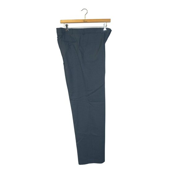 NWT Perry Ellis Mens Dress Pants 36x34 Navy Polyester Work Office Casual - Picture 7 of 15